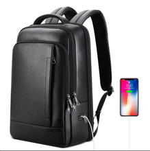 Load image into Gallery viewer, Waterproof Casual Genuine Leather Men's Laptop Backpack