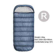 Load image into Gallery viewer, Large Camping Sleeping Bag lightweight 3 season loose widen bag long size for Adult