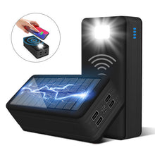 Load image into Gallery viewer, Wireless Solar 99000mah Fast Charger Powerbank Portable With SOS LED Light External Battery Charger For Xiaomi Samsung Iphone13