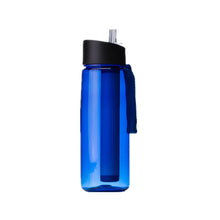 Load image into Gallery viewer, Survival Camping Water Filtration Bottle Purifier for Camping Hiking Traveling 650ML