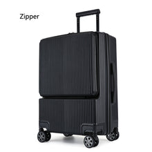 Load image into Gallery viewer, Aluminium frame Trolley luggage, Business Travel Suitcase with laptop bag and Micro USB
