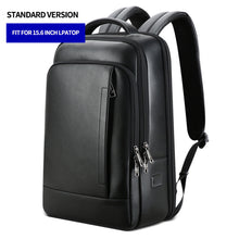 Load image into Gallery viewer, Waterproof Casual Genuine Leather Men's Laptop Backpack