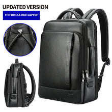 Load image into Gallery viewer, Waterproof Casual Genuine Leather Men's Laptop Backpack