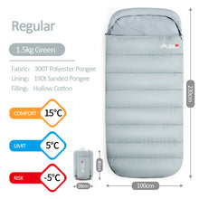 Load image into Gallery viewer, Large Camping Sleeping Bag lightweight 3 season loose widen bag long size for Adult