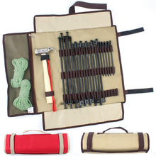 Load image into Gallery viewer, Outdoor Camping Portable Tent Nail Bag Kit Storage Sack Hammer Pouch Organizer