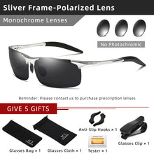 Load image into Gallery viewer, Aluminum Photochromic Men Polarized Day Night Driving Sunglasses