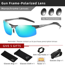 Load image into Gallery viewer, Aluminum Photochromic Men Polarized Day Night Driving Sunglasses