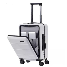 Load image into Gallery viewer, PC Trolley Luggage With Laptop Bag ABS Business Travel  Wheeled Suitcases
