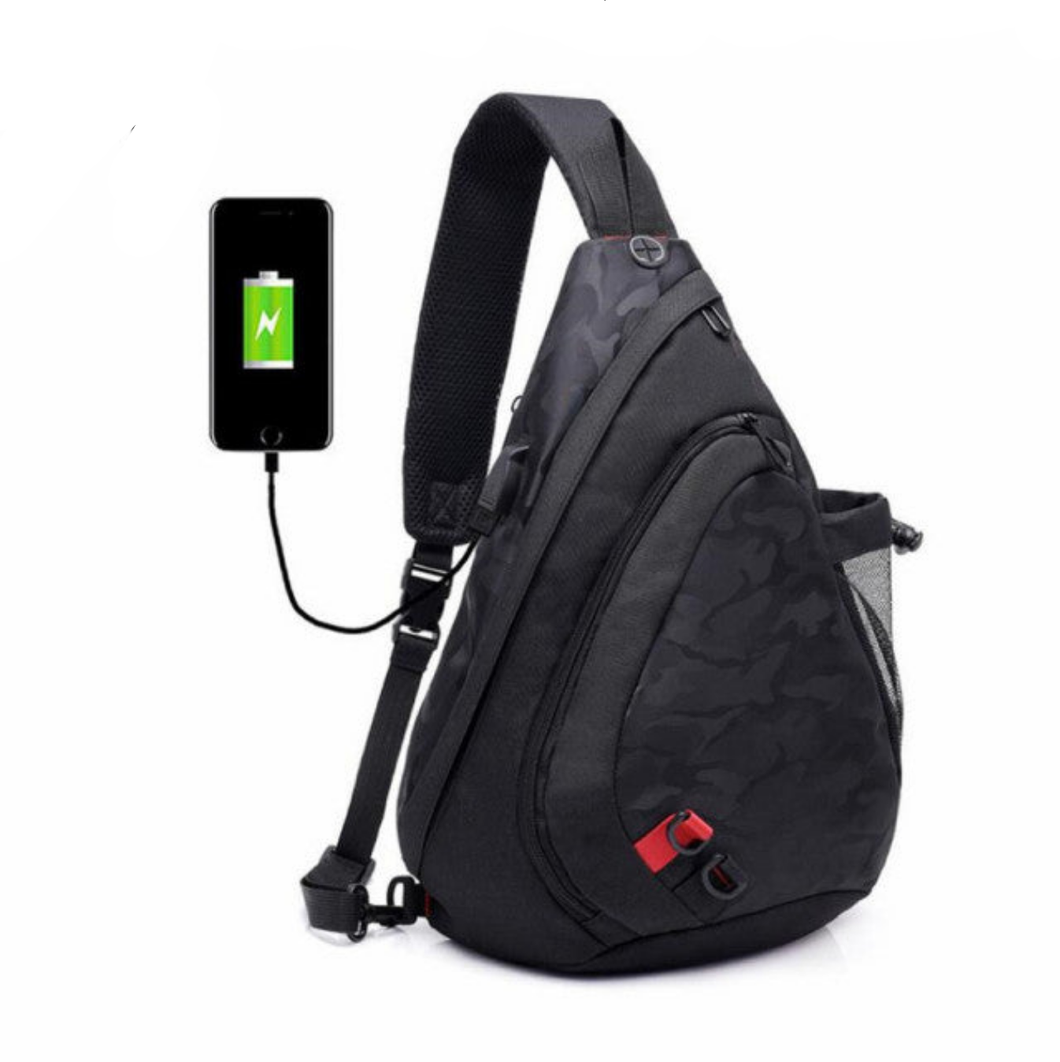 Small Crossbody/Chest Bag Waterproof Fabric for Men/Women