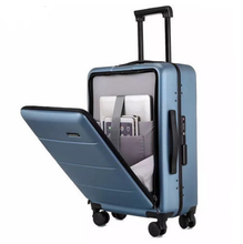 Load image into Gallery viewer, PC Trolley Luggage With Laptop Bag ABS Business Travel  Wheeled Suitcases
