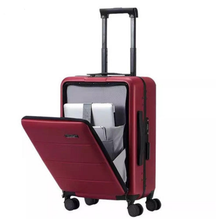 Load image into Gallery viewer, PC Trolley Luggage With Laptop Bag ABS Business Travel  Wheeled Suitcases
