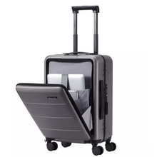 Load image into Gallery viewer, PC Trolley Luggage With Laptop Bag ABS Business Travel  Wheeled Suitcases
