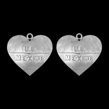 Load image into Gallery viewer, Heart - Earrings - Sterling Silver - Engraving
