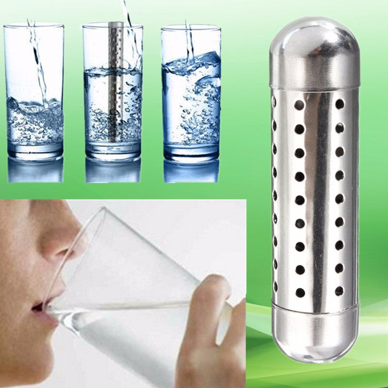 1pc Alkaline Water Purifier Ionizer Stick Raise pH Neg Charged Structured Water Alkaline Water Purifier Sticks
