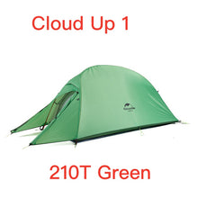 Load image into Gallery viewer, Cloud Up Serie 123 Upgraded Camping Tent Waterproof Outdoor Tent With Free Mat
