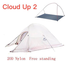 Load image into Gallery viewer, Cloud Up Serie 123 Upgraded Camping Tent Waterproof Outdoor Tent With Free Mat

