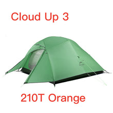Load image into Gallery viewer, Cloud Up Serie 123 Upgraded Camping Tent Waterproof Outdoor Tent With Free Mat
