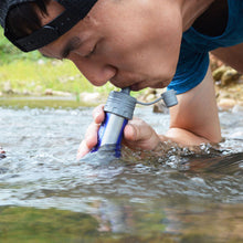Load image into Gallery viewer, Outdoor 5000 Liters Water Filtration Straw Water Purifier for Emergency Survival Tool Camping Equipment
