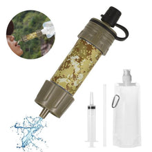 Load image into Gallery viewer, Outdoor 5000 Liters Water Filtration Straw Water Purifier for Emergency Survival Tool Camping Equipment

