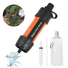 Load image into Gallery viewer, Outdoor 5000 Liters Water Filtration Straw Water Purifier for Emergency Survival Tool Camping Equipment
