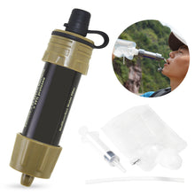 Load image into Gallery viewer, Outdoor 5000 Liters Water Filtration Straw Water Purifier for Emergency Survival Tool Camping Equipment
