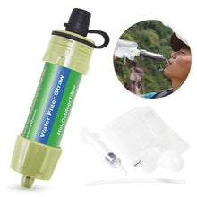 Load image into Gallery viewer, Outdoor 5000 Liters Water Filtration Straw Water Purifier for Emergency Survival Tool Camping Equipment
