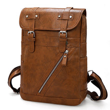 Load image into Gallery viewer, Vintage Travel Leather Backpack Waterproof Large Capacity Laptop Bag for Men
