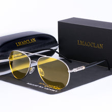 Load image into Gallery viewer, Men&#39;s Polarized Night Driving Sunglasses Brand Designer Night Vision
