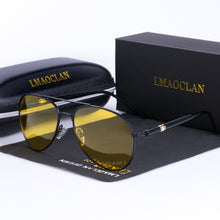Load image into Gallery viewer, Men&#39;s Polarized Night Driving Sunglasses Brand Designer Night Vision
