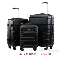 Load image into Gallery viewer, New Rolling luggage 3PCS set travel suitcase on wheels
