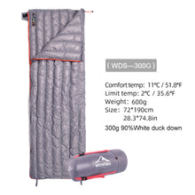 Load image into Gallery viewer, Ultralight Camping Sleeping Bag Down Waterproof Lazy Bag Portable Storage Compression Slumber Bag
