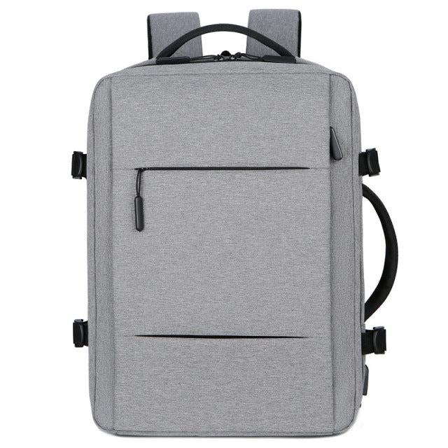 Large Capacity/Expandable Waterproof USB Charging/Laptop Backpack for Men