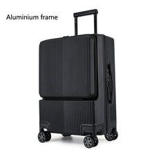 Load image into Gallery viewer, Aluminium frame Trolley luggage, Business Travel Suitcase with laptop bag and Micro USB
