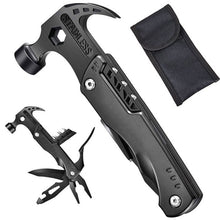 Load image into Gallery viewer, Portable Pocket Multitool Claw Hammer Stainless Steel Tool With Nylon Sheath for Outdoor Survival
