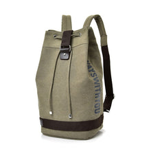 Load image into Gallery viewer, Large Capacity Canvas Bucket Rucksack Mochila
