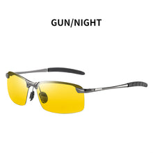Load image into Gallery viewer, Photochromic Polarized Driving Chameleon Day Night Vision Men&#39;s Sunglasses
