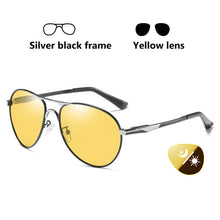Load image into Gallery viewer, 2022 New Trend Intelligent Aviation Photochromic Men&#39;s Driving Sunglasses Day Night Vision
