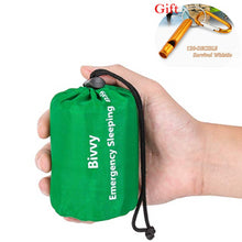 Load image into Gallery viewer, Outdoor Life Bivy Emergency Sleeping Bag Thermal Keep Warm Waterproof Mylar First Aid Emergency Blanket Survival Gear
