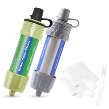 Load image into Gallery viewer, Outdoor 5000 Liters Water Filtration Straw Water Purifier for Emergency Survival Tool Camping Equipment

