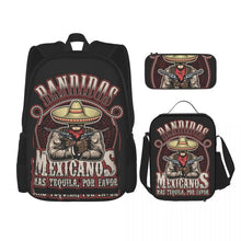Load image into Gallery viewer, Sombrero School Bag set Mochila for Kids

