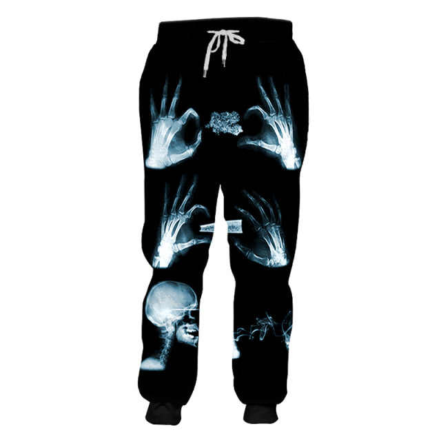 LCFA Brand Mens Jogger Pants Casuals 3d Retro Ethnic Totem Skull Printed Men Sports Pants Comfortable Streetwear Oversized 4XL