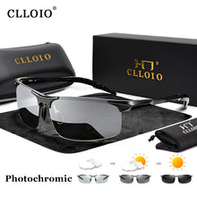 Load image into Gallery viewer, Aluminum Photochromic Men Polarized Day Night Driving Sunglasses

