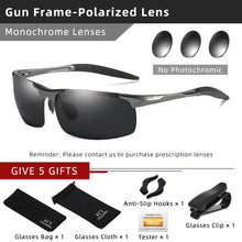 Load image into Gallery viewer, Anti-Glare Aluminum Photochromic Polarized Day Night Sunglasses for Men
